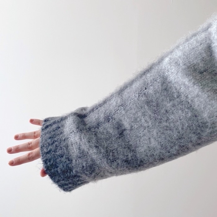 ニコアンドのオススメのトップス「[MODE NORM CORE]グラデーションシャギーニット」