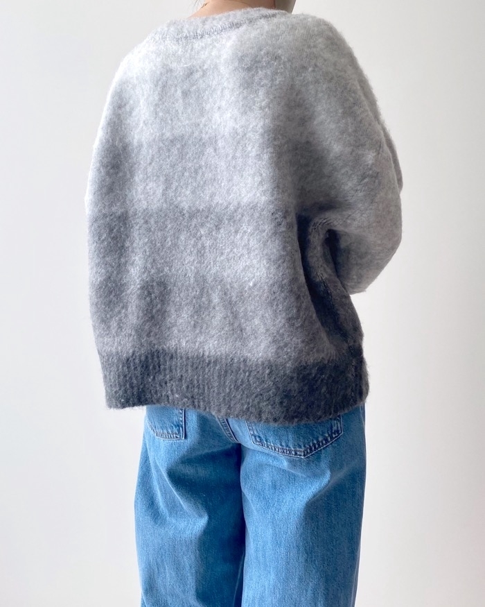 ニコアンドのオススメのトップス「[MODE NORM CORE]グラデーションシャギーニット」