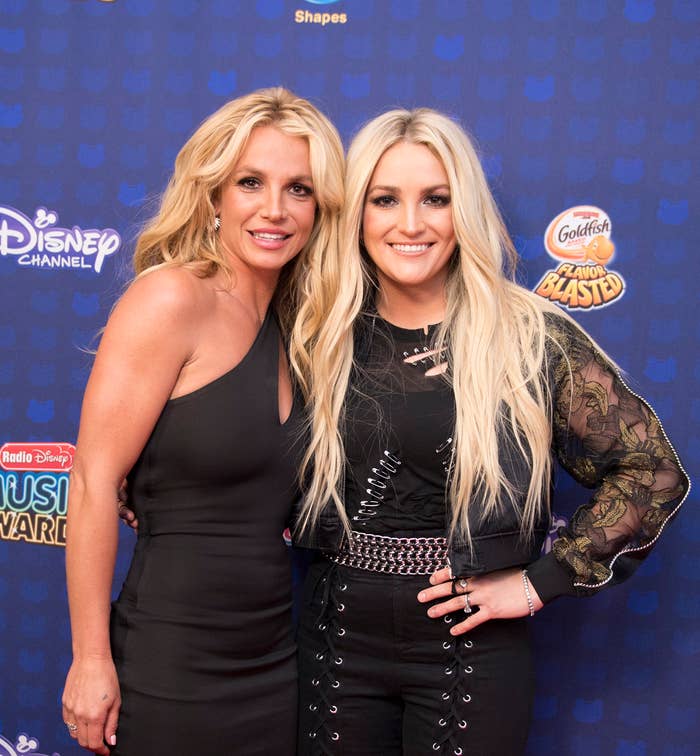closeup of the sisters at a disney event