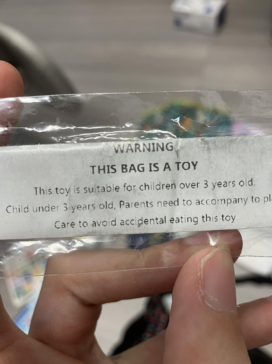 this bag is a toy