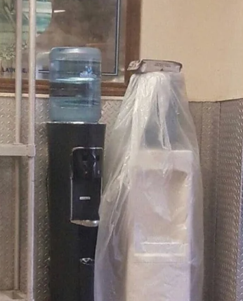 bride and groom water tanks