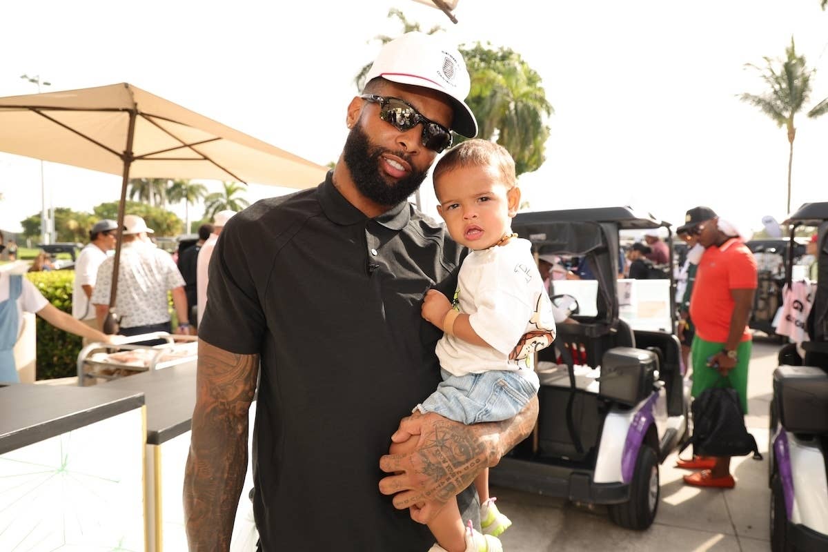Odell Beckham Jr. and Son Recreate 'Big Daddy' Scene for Halloween