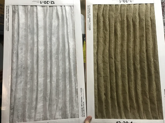A dirty vs clean air filter