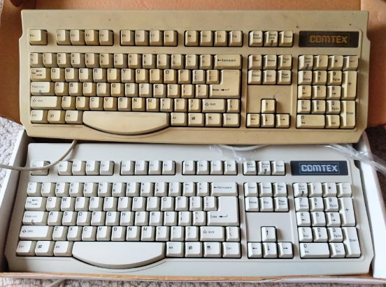 a clean vs. dirty keyboard