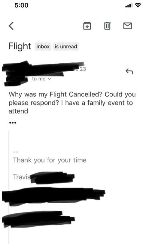 &quot;Why was my Flight Cancelled?&quot;