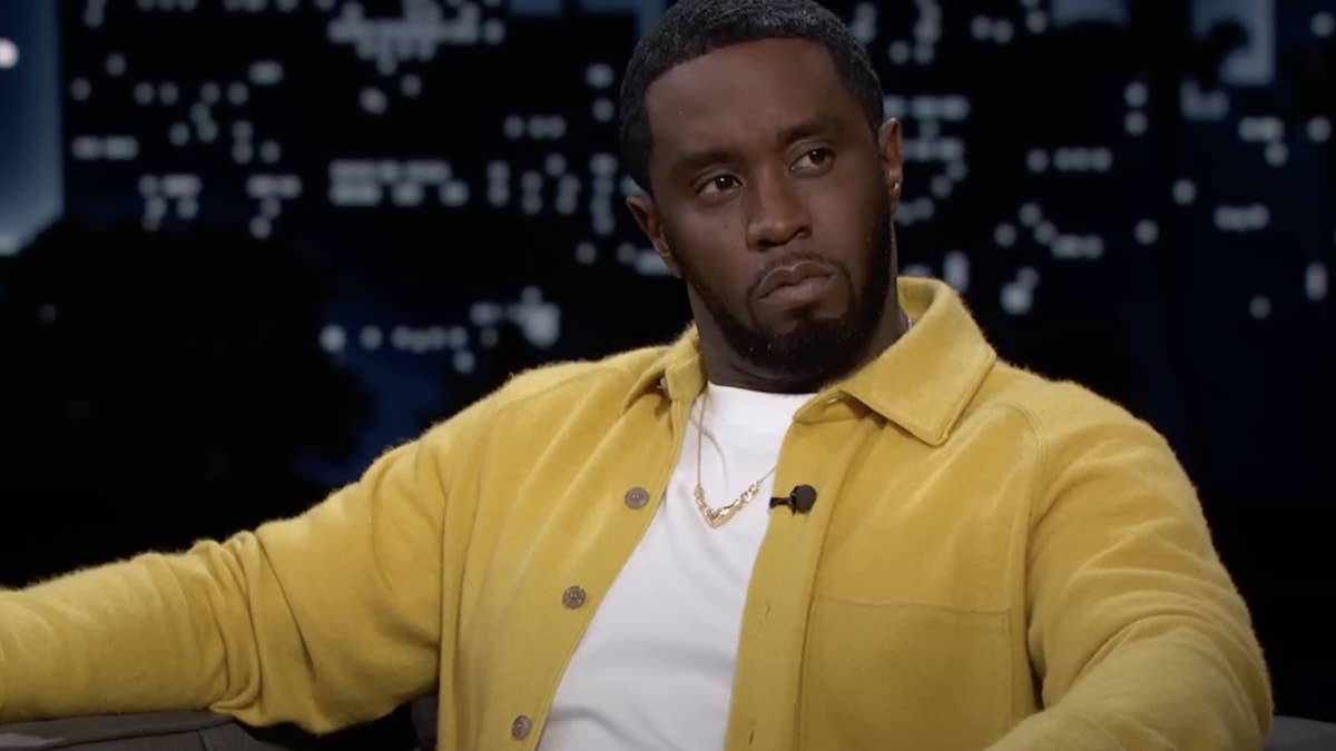 Diddy was a special guest on Jimmy Kimmel’s late night talk show and paused for a moment before answering the question.
