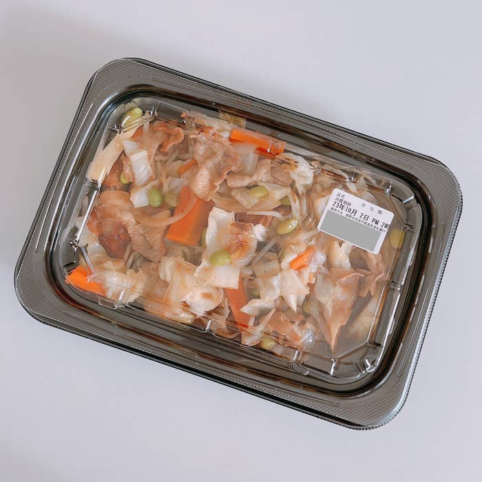 ほっともっとのおすすめ「ファミリー肉野菜炒め」