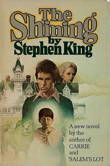 &quot;The Shining&quot; book cover.