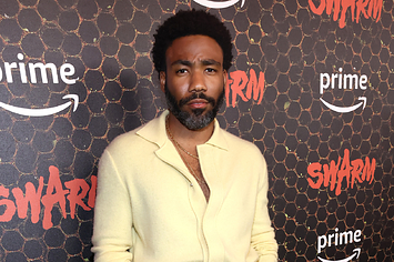 donald glover on red carpet for swarm