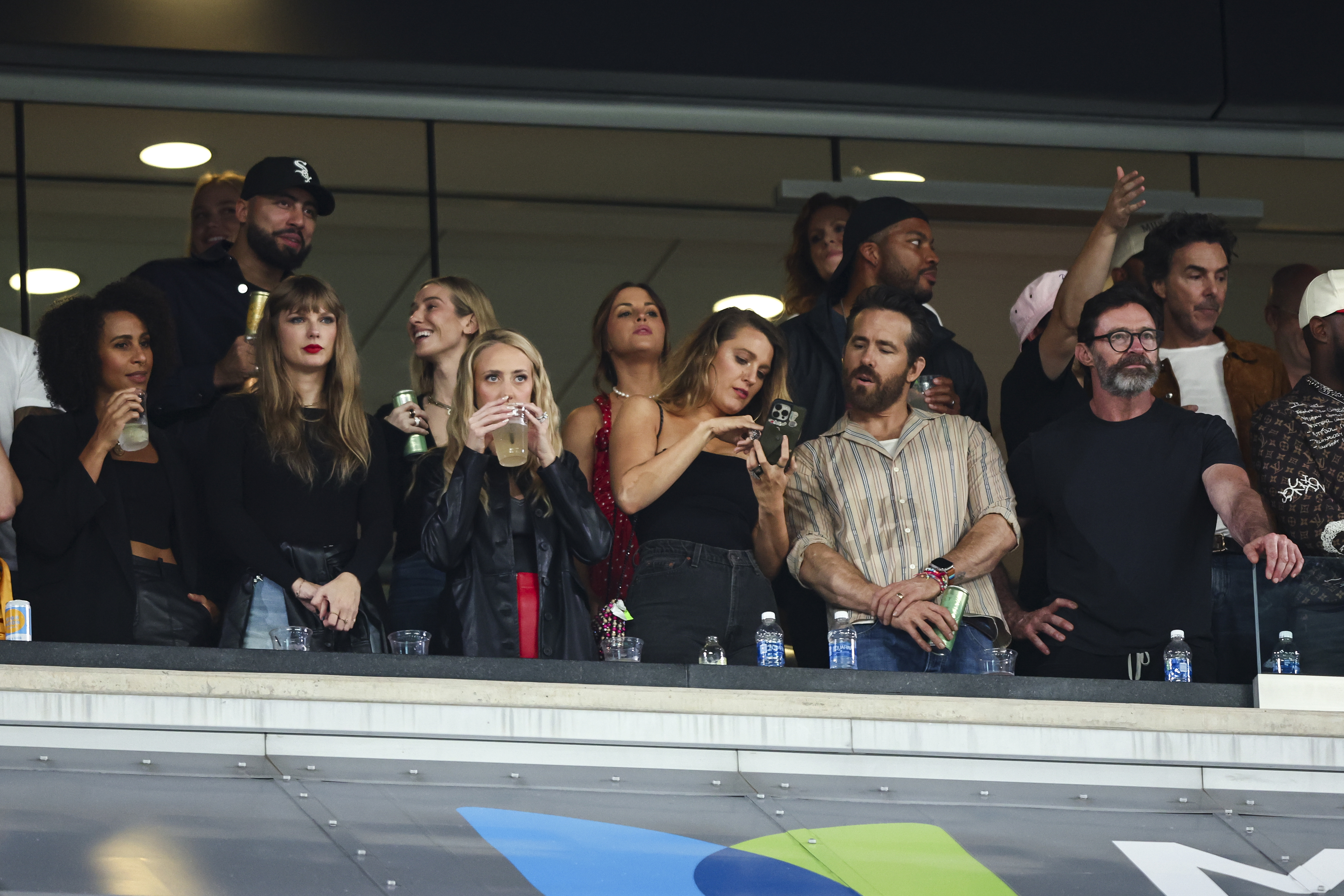 Celebs in the stands