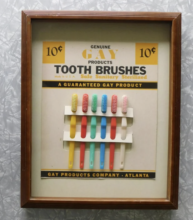 A toothbrush display