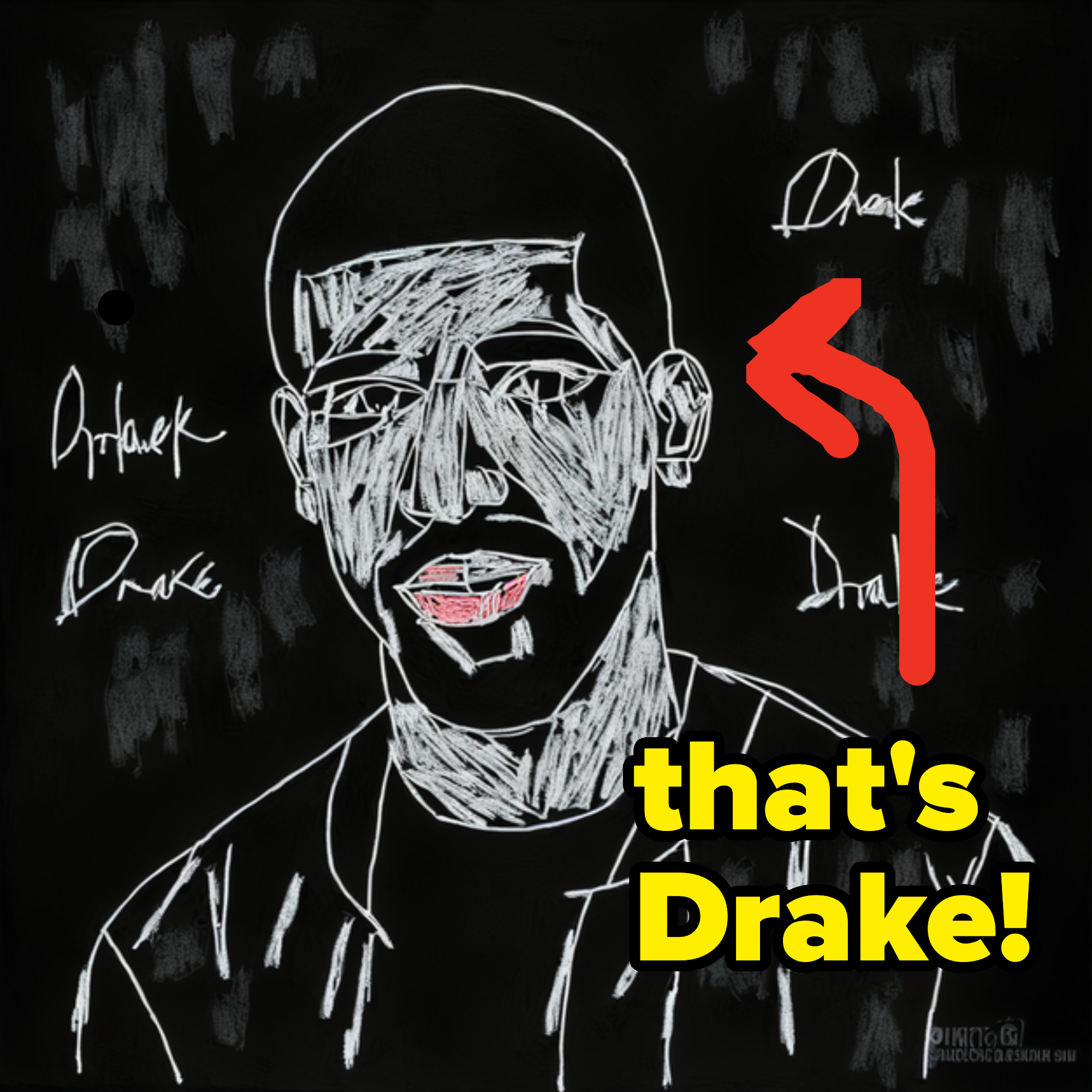 Drake For All The Dogs Album Artwork AI Geneator