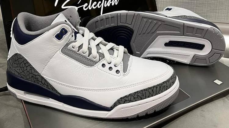 Air Jordan 3 White Navy Releases January 23, 2024 | Complex