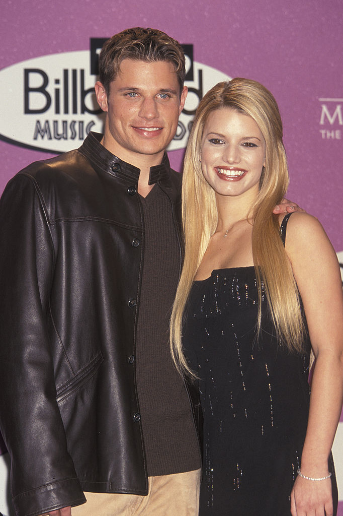 Smiling with Nick Lachey