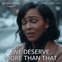 Megan Good saying, &quot;We deserve more than that&quot;