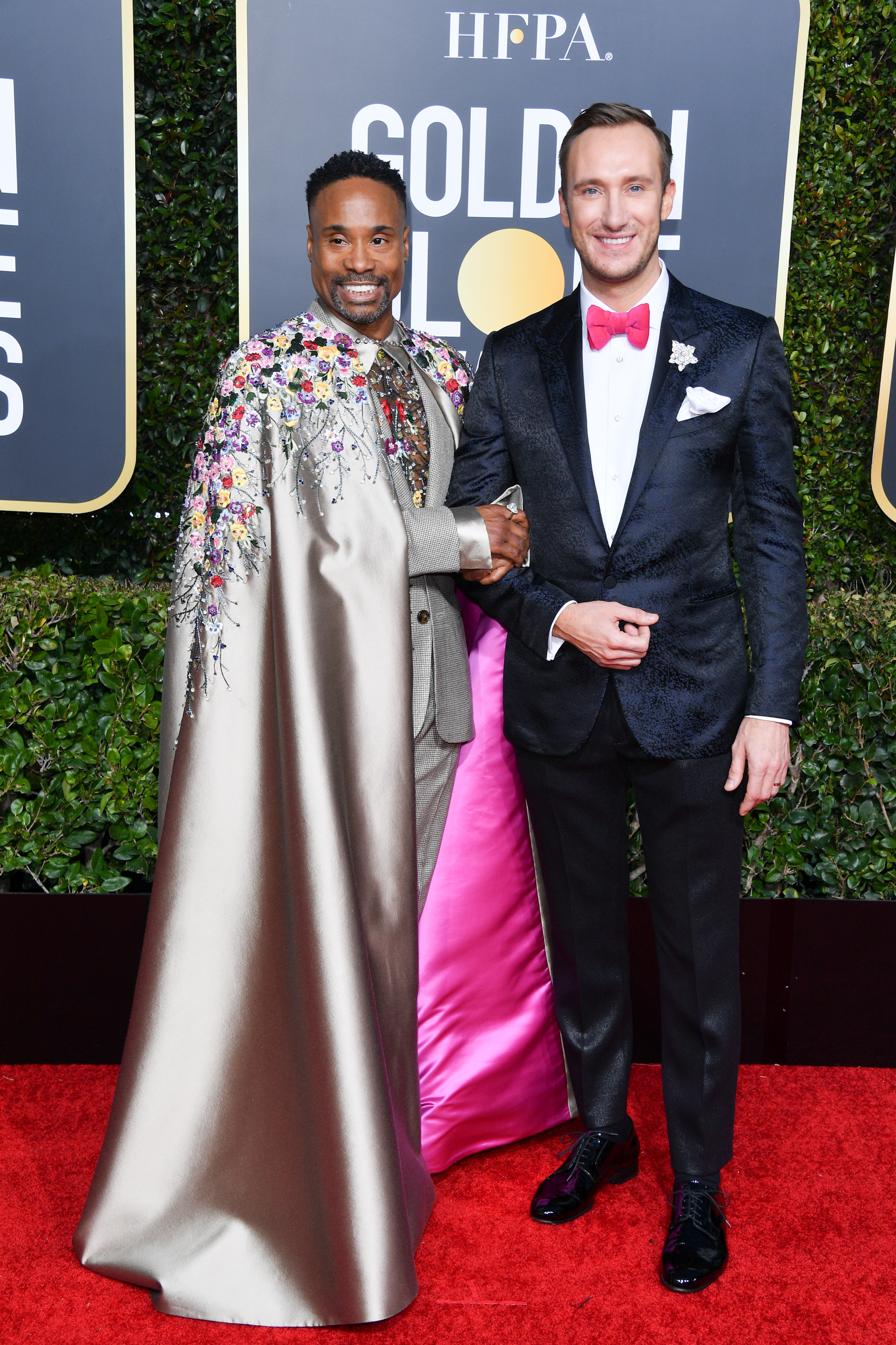 Billy Porter and Adam Smith on the red carpet