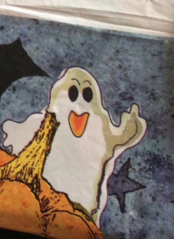 ghost illustration that looks like it's flipping you off