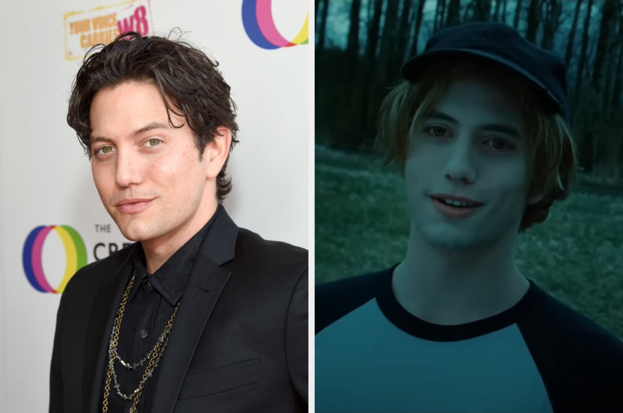 Jackson Rathbone in real life and as Jasper