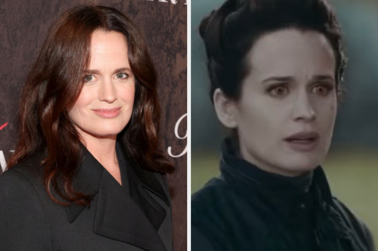 Elizabeth Reaser in real life and as Esme