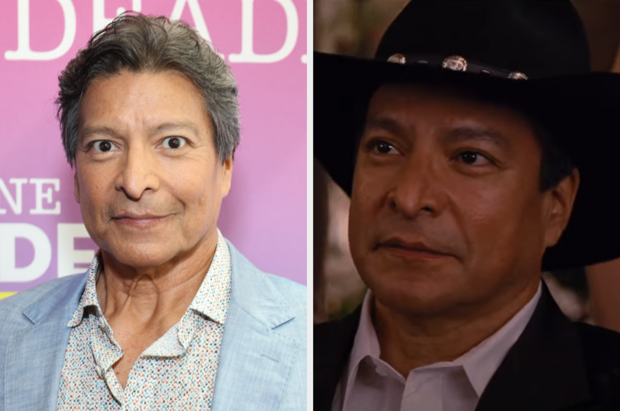Gil Birmingham in real life and as Billy
