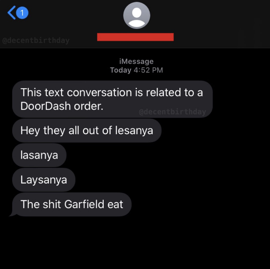 person can&#x27;t spell lasagna so they say, the shit garfield eats
