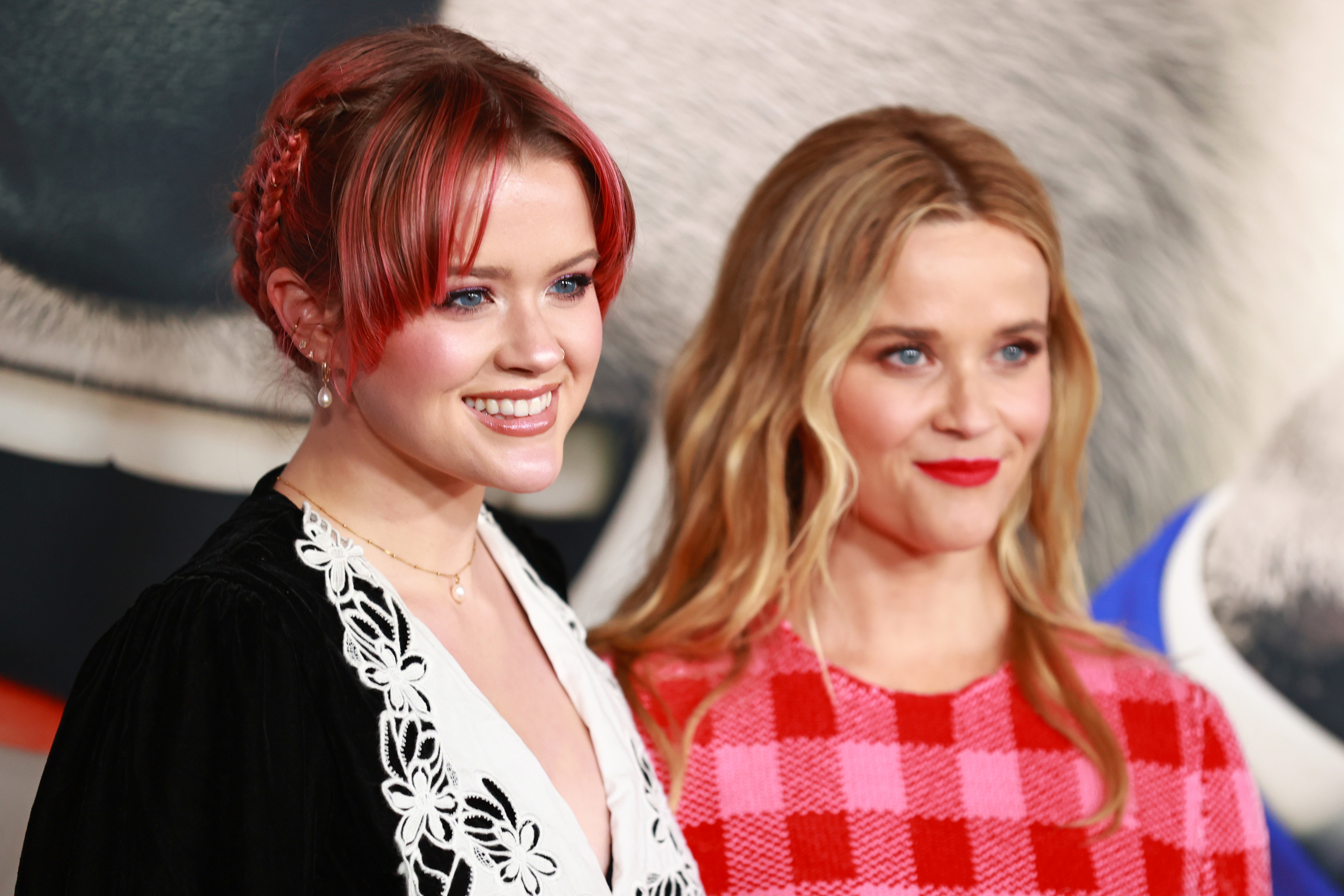 reese with her daughter