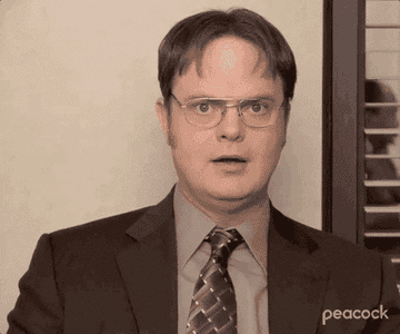 Dwight Shrute tells camera "I respond to Strong Leadership."