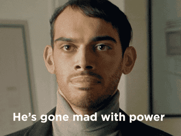 An architect holds a burger and drink and says, "Am I the only one who knows how to architect?"