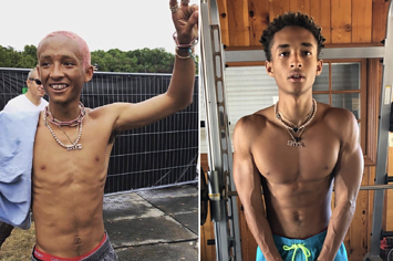 Jaden Smith Shares Side-by-Side Body Transformation, References Old Meme of  Himself - Men's Journal