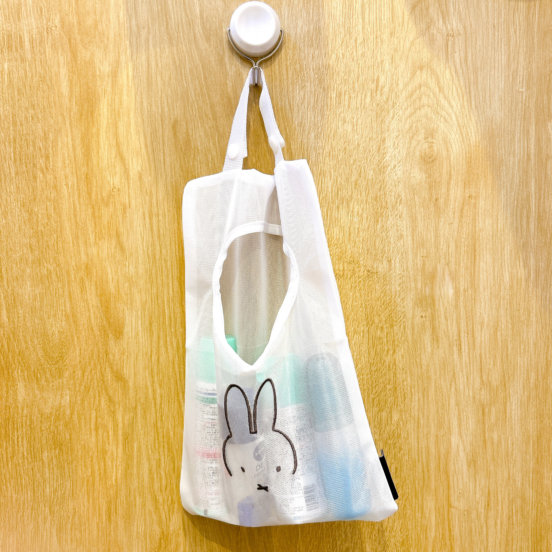 ニトリのおすすめ収納グッズ「miffy ミッフィー ピンチ収納バッグ(顔だけミッフィー)」