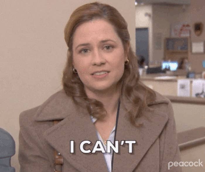 person saying i can't