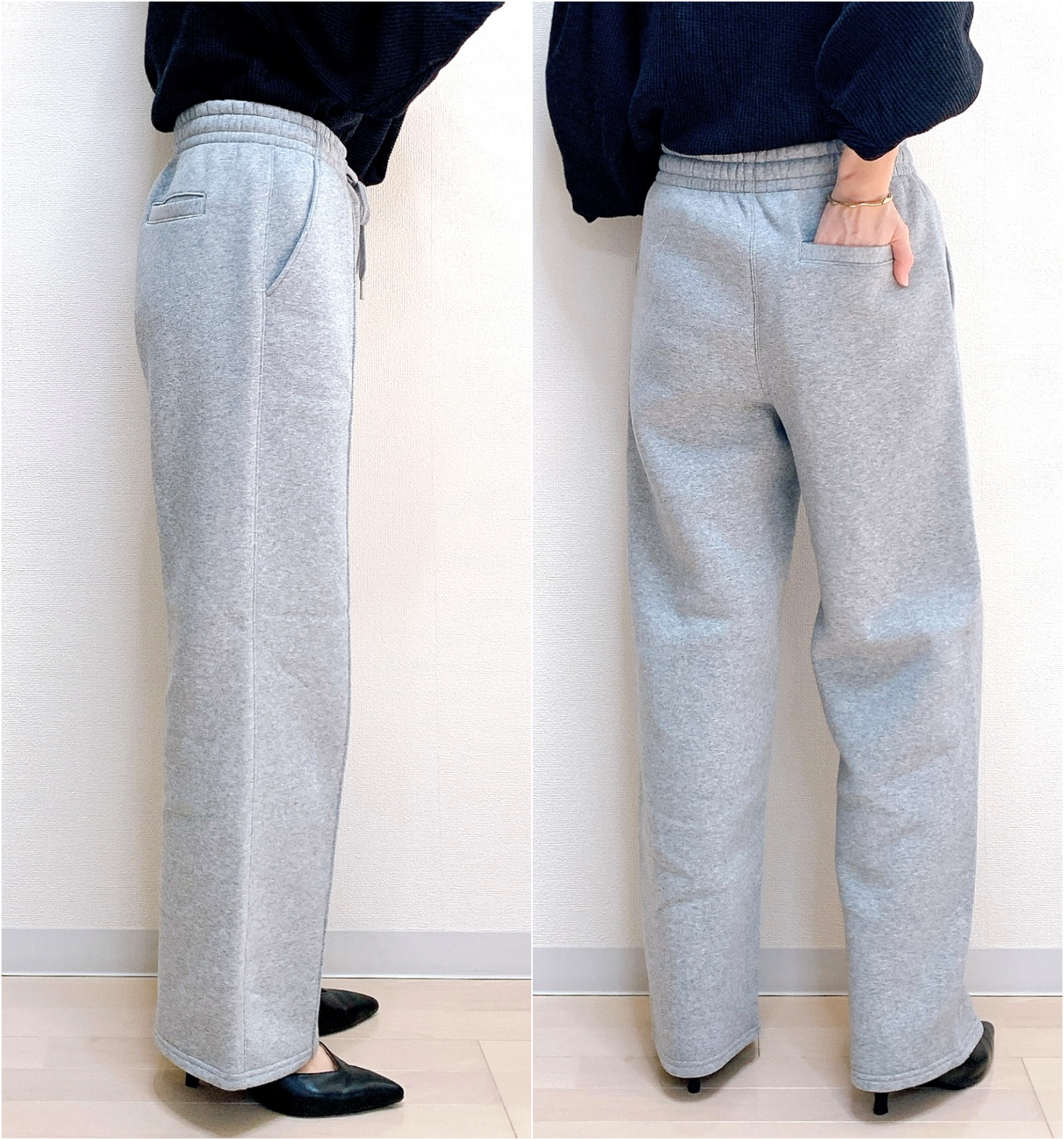 GU(ジーユー)のおすすめのレディースアイテム「ヘビーウェイトスウェットプルオンパンツ+E(セットアップ可能)」