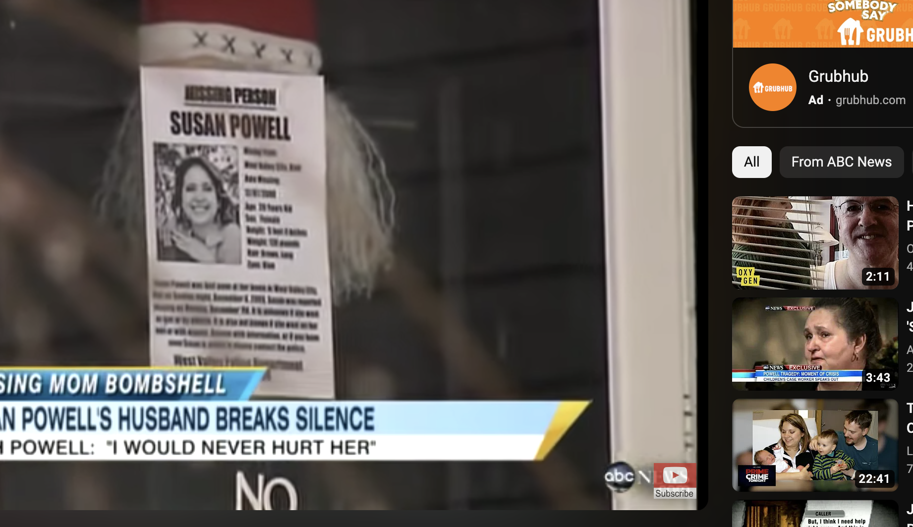 Susan Powell is on a missing person flyer