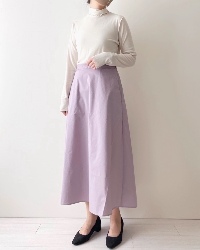 無印良品のオススメのスカート「乾きやすいフレアスカート」