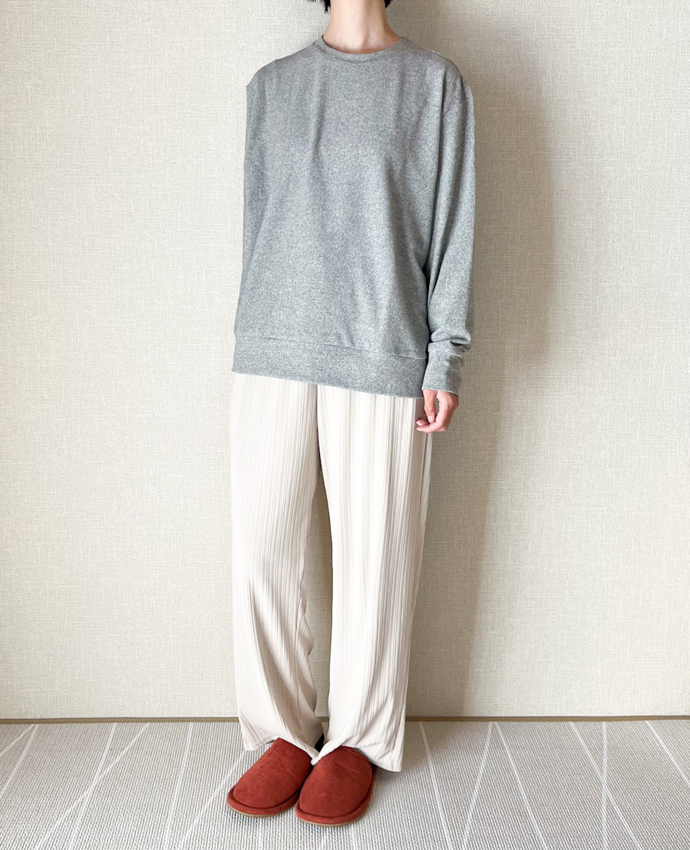 UNIQLO（ユニクロ）のおすすめトップス「ソフトニットフリースクルーネックT（長袖）」