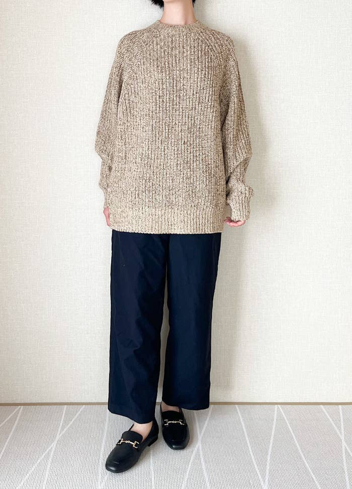 GU(ジーユー)のおすすめ新作トップス「ローゲージアゼセーター(長袖)」