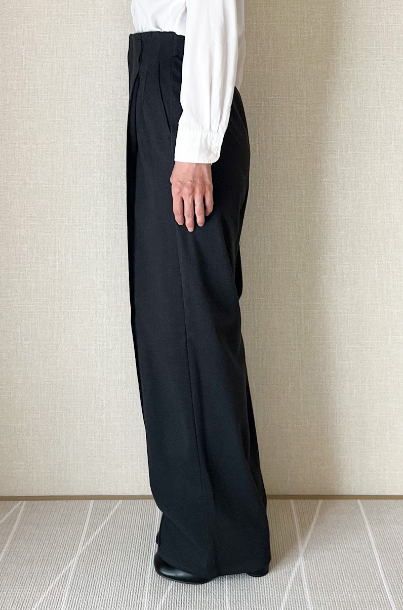 GU（ジーユー）のおすすめボトムス「ブラッシュドジャージーワイドパンツ＋EC（丈長め80.0cm）」