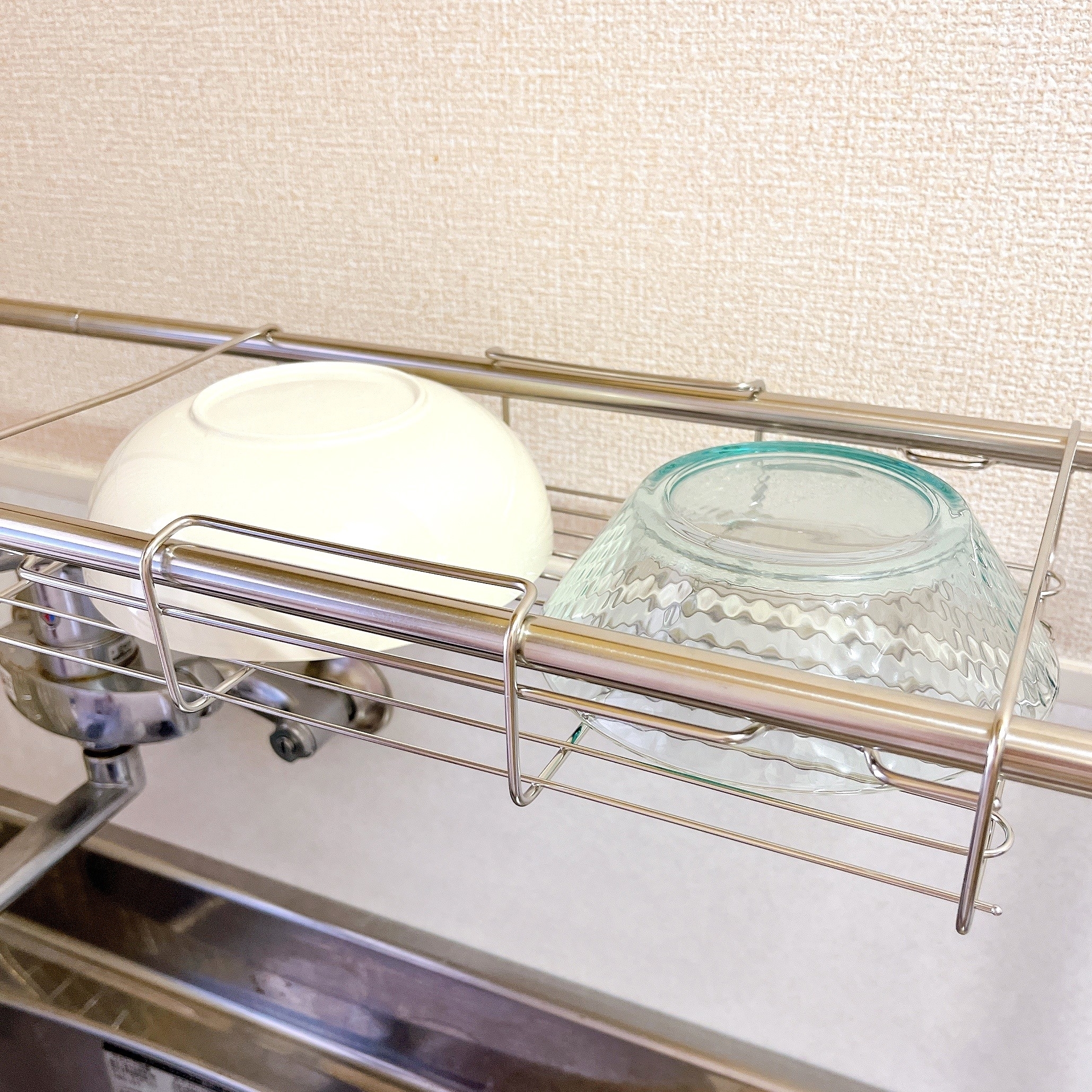 ニトリのオススメのグッズ「【SUSシリーズ】伸縮シンク上ラック」