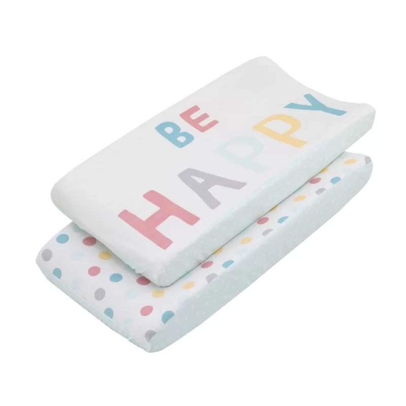 two changing pad covers