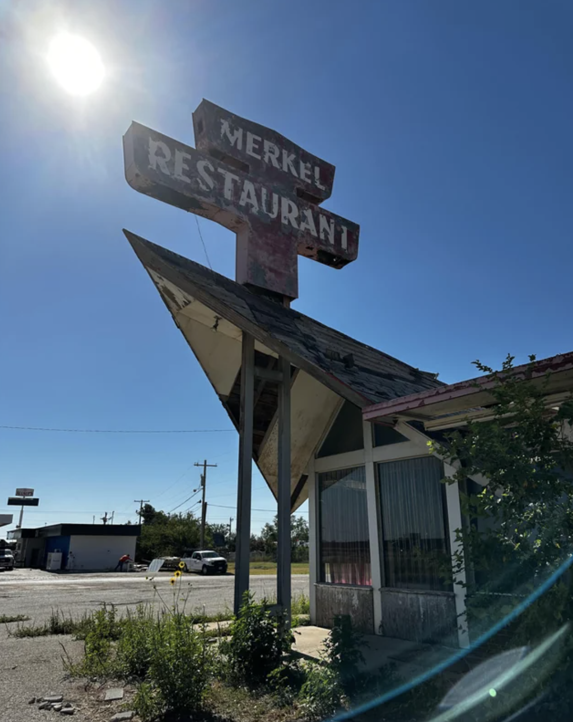 An abandoned restaurant