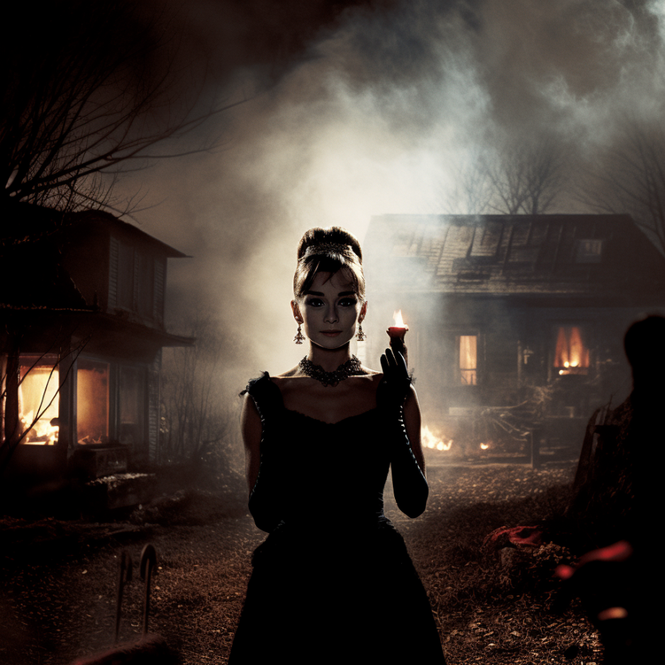 AI Horror Breakfast at Tiffany's