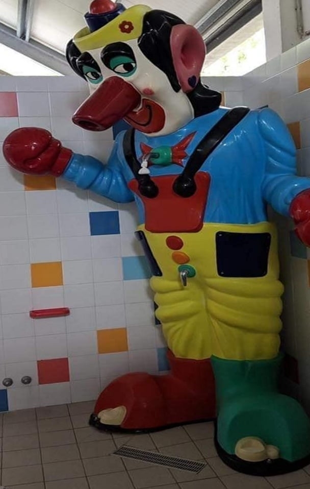 a clown shower
