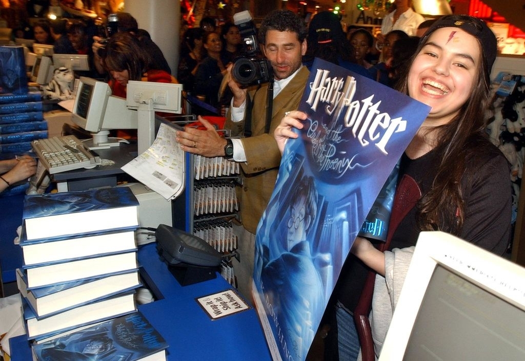 Fans at a Harry Potter book release