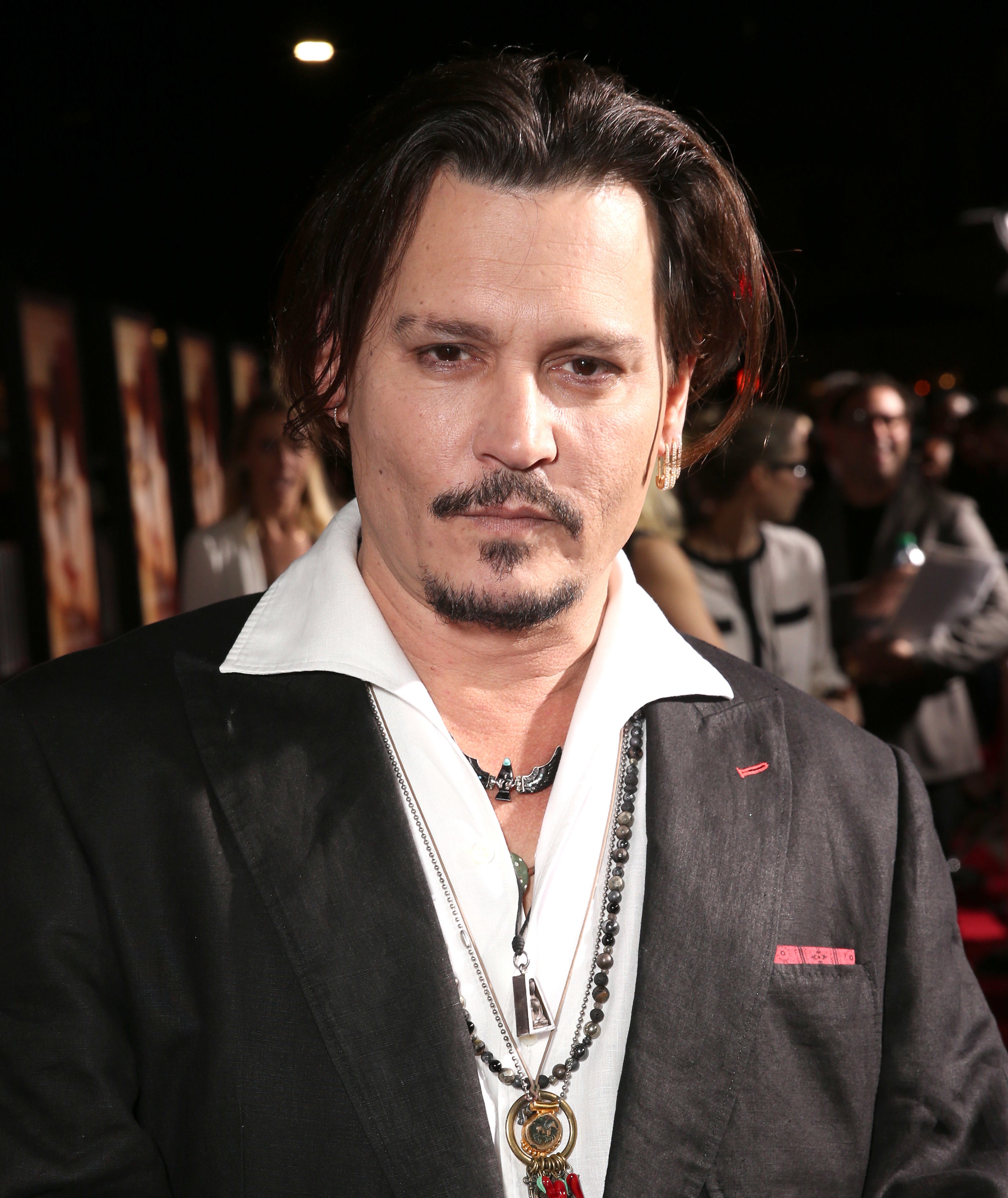 Closeup of Johnny Depp