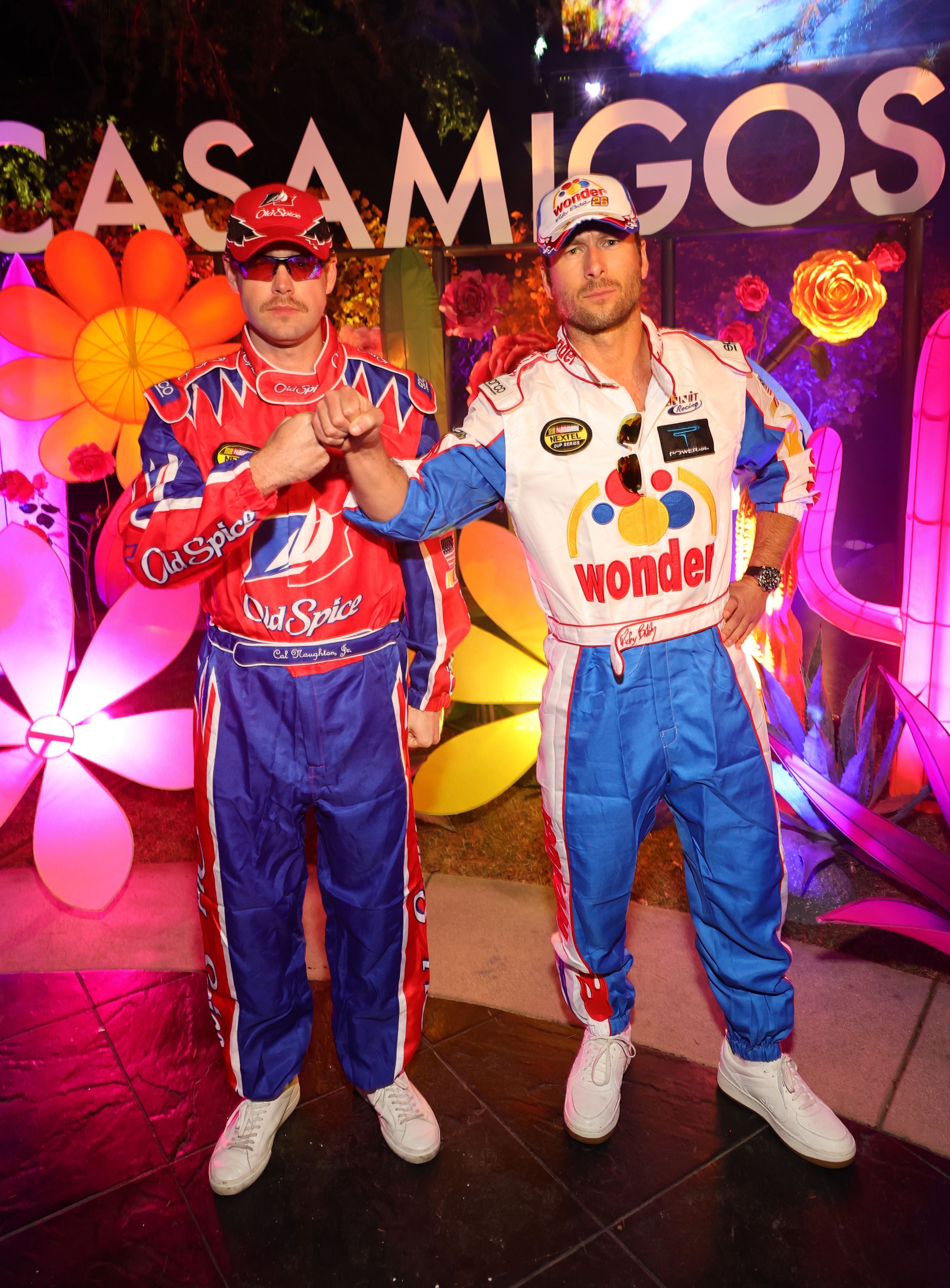 Chord and Glen in costume