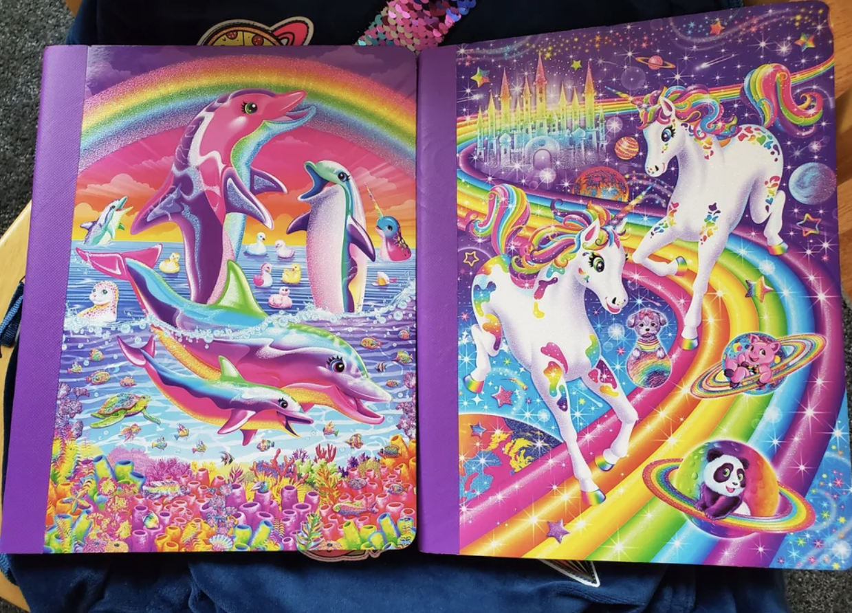 Lisa Frank folders