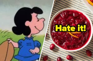 Lucy and Cranberry Sauce.
