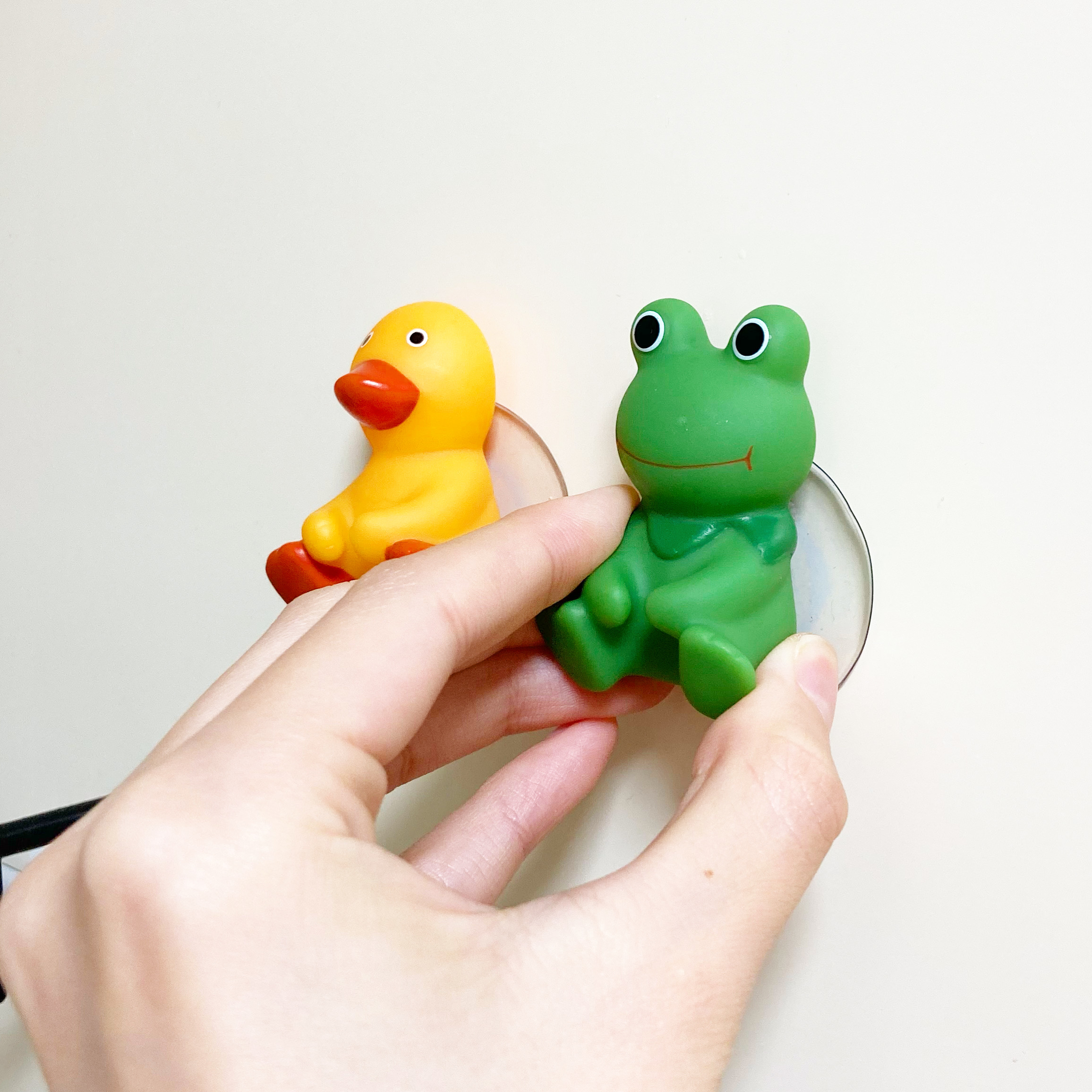 Seria(セリア)の便利アイテム「はぶらしホルダー カエル」
