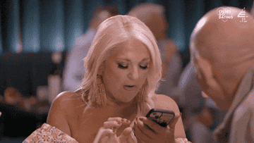 Vanessa Feltz texting