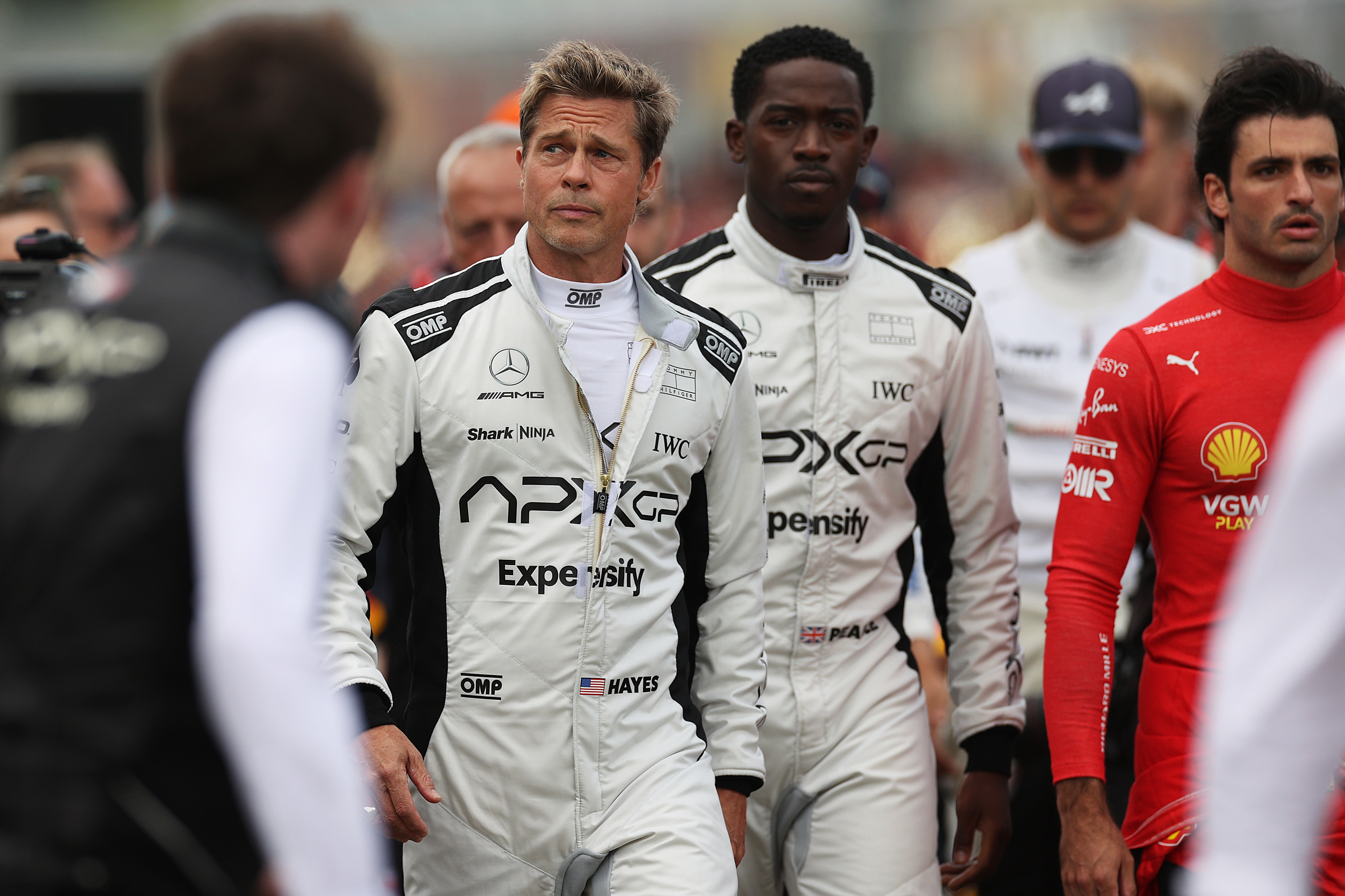 Brad and others in F1 uniforms